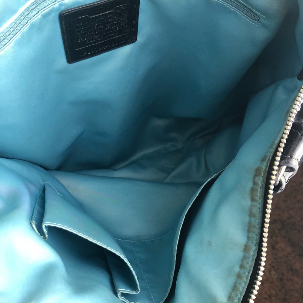 Coach Black Leather Bag - Picture 7 of 10